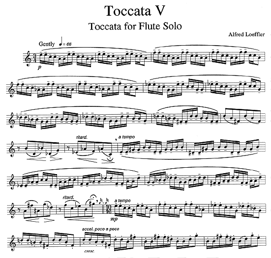Toccata V: Toccata for Flute Solo
